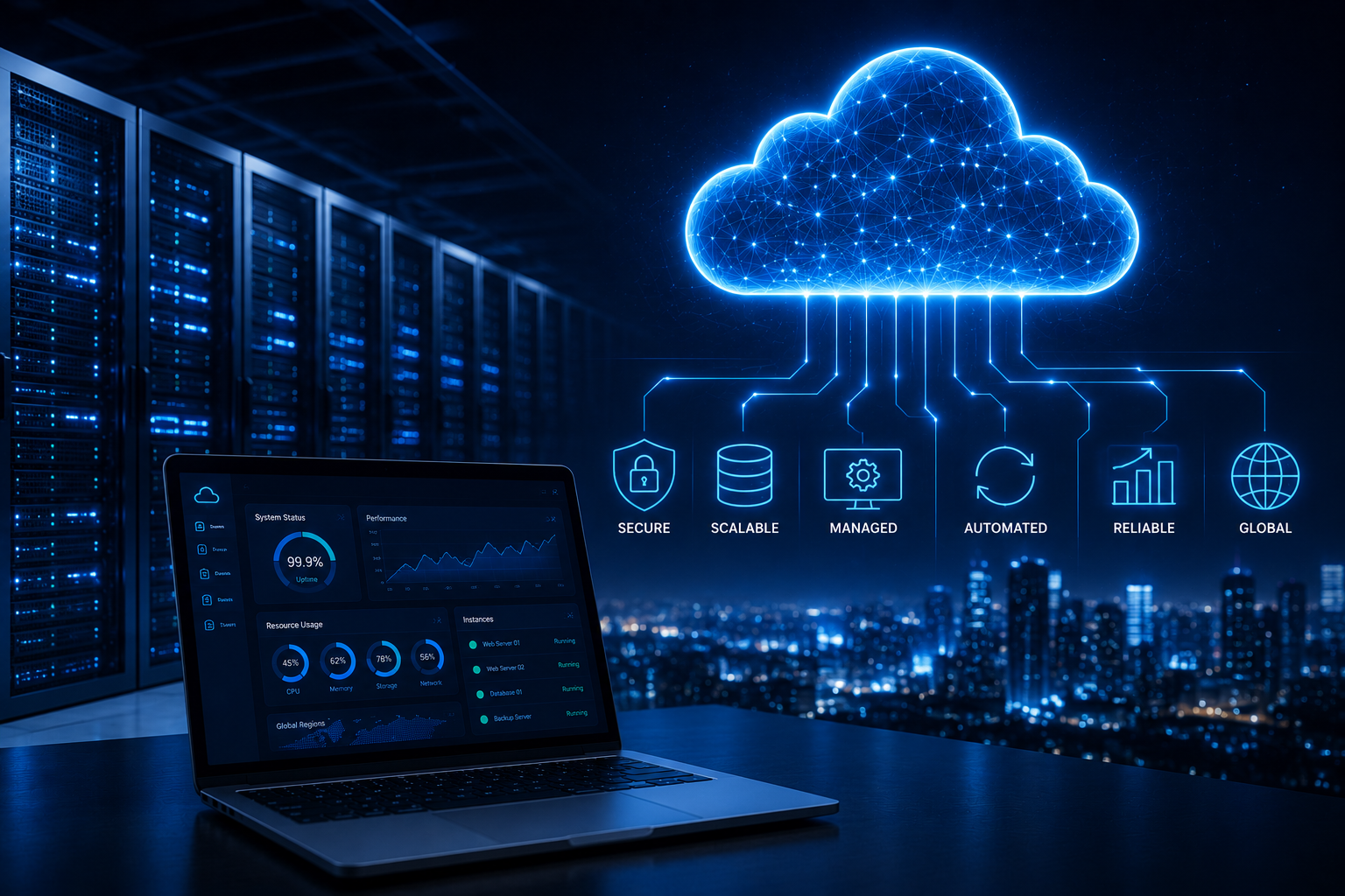 Futuristic data centre